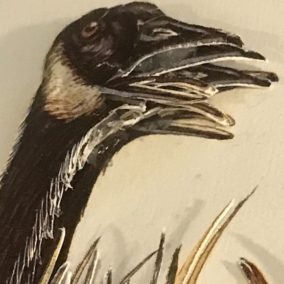 3D Mixed Media Vintage 1984 "Nesting Geese" by Lynn Bean Hand Cut Print Art - Picture 10 of 15